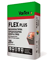 Клей для плитки VARTEX FLEX PLUS — упаковка