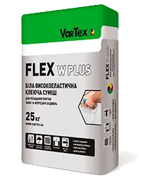 Клей для плитки VARTEX FLEX W+ — упаковка