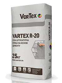 Штукатурна суміш VARTEX R-20 — упаковка