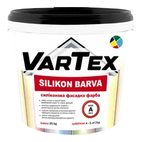Фарба фасадна VARTEX Silikon BARVA — упаковка